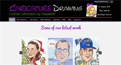 Desktop Screenshot of caricaturedrawing.net