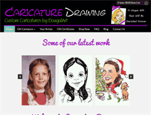 Tablet Screenshot of caricaturedrawing.net